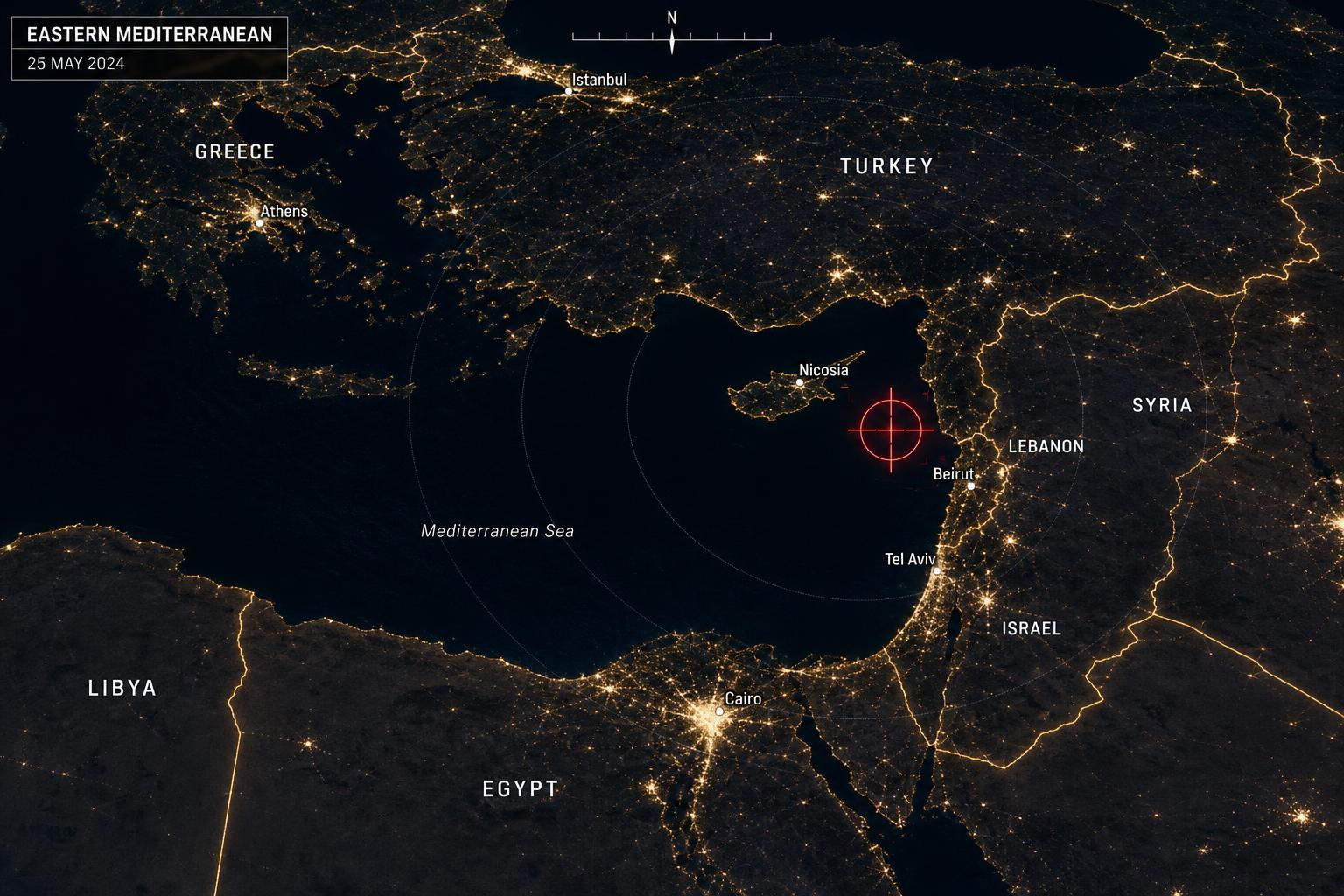 Eastern Mediterranean Strategic Map